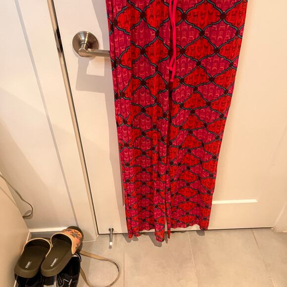 Maaji Boho Print Sleeveless Coverup Jumpsuit Sz Large - Picture 3 of 9